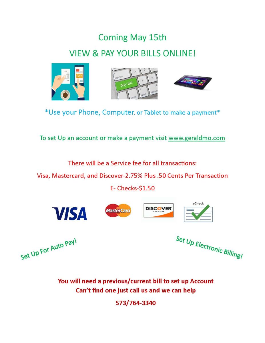 View and Pay Bill Online